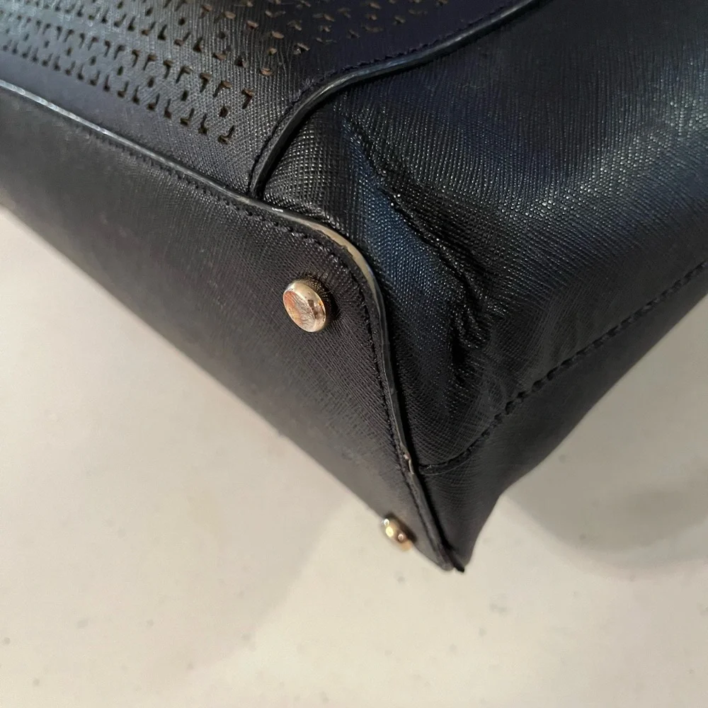 Kate Spade Cedar Taylor Lasercut Navy Tote